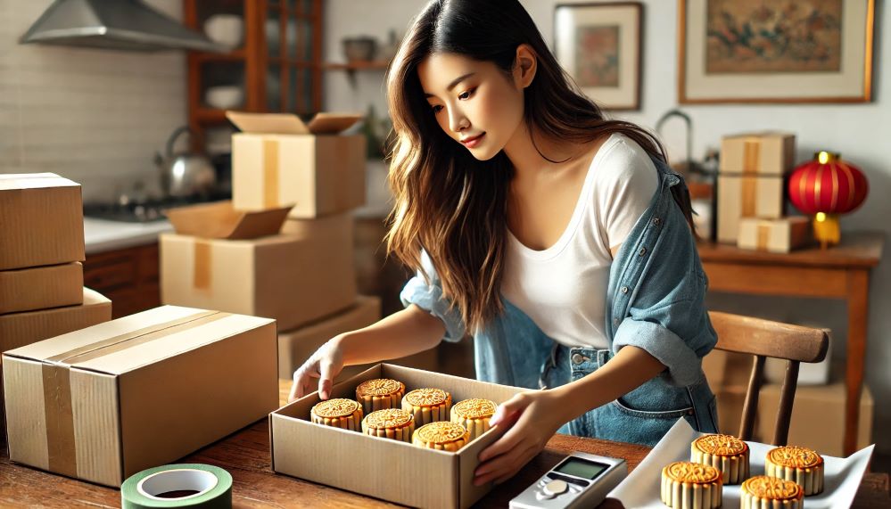 法國專線，中秋月餅寄往法國